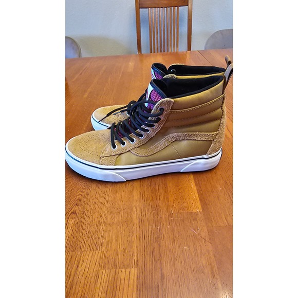 Vans Brown Suede High Top Sneaker‎ Womens 8.5 Men 7 Pink Tongue main image 5